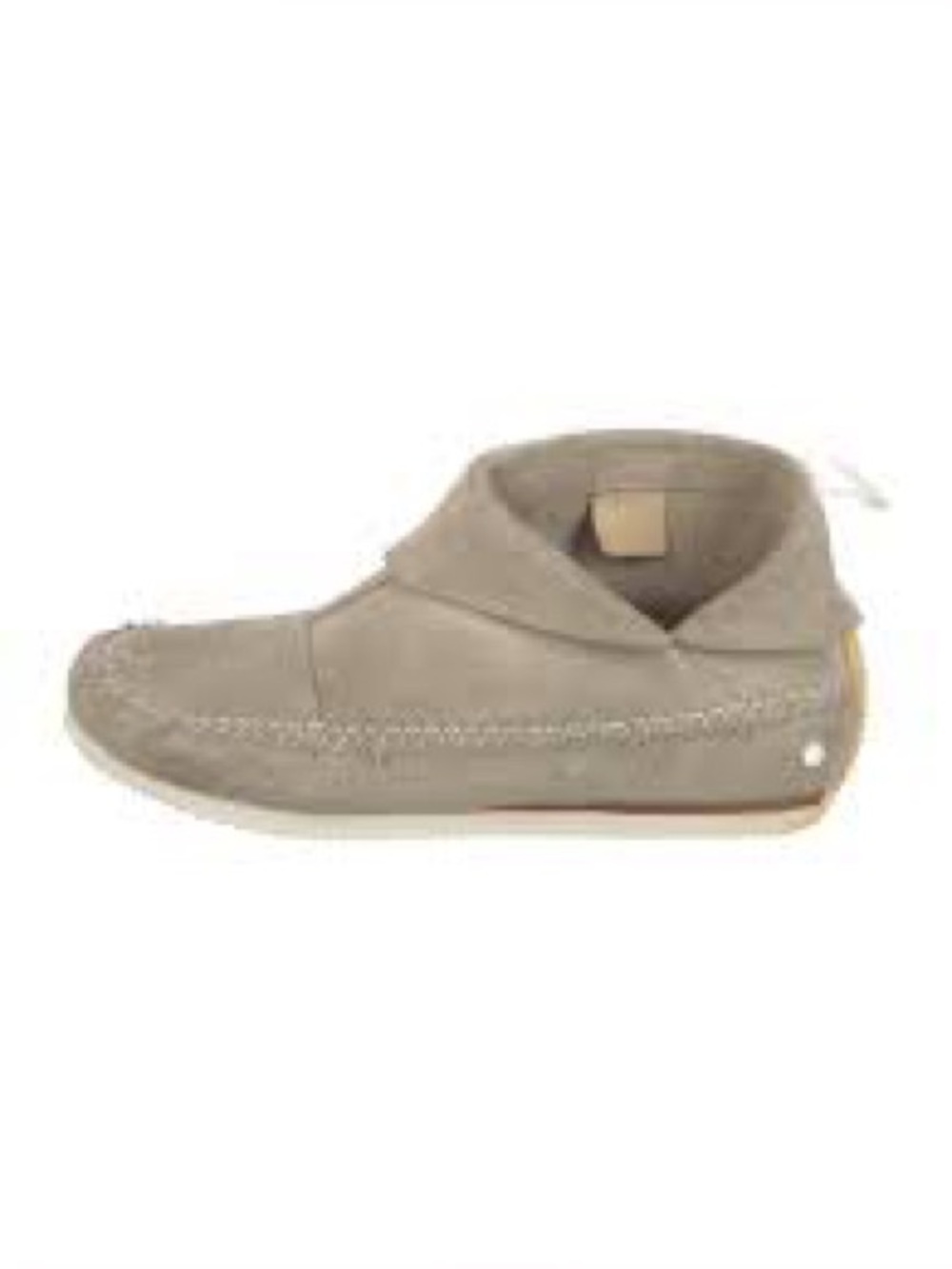 Rag & Bone Leather Brixton Taupe Suede Slip-On Moccasin Loafers